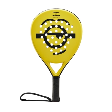 Wilson Kids' Paddle Racket Minions Face Blade Yellow